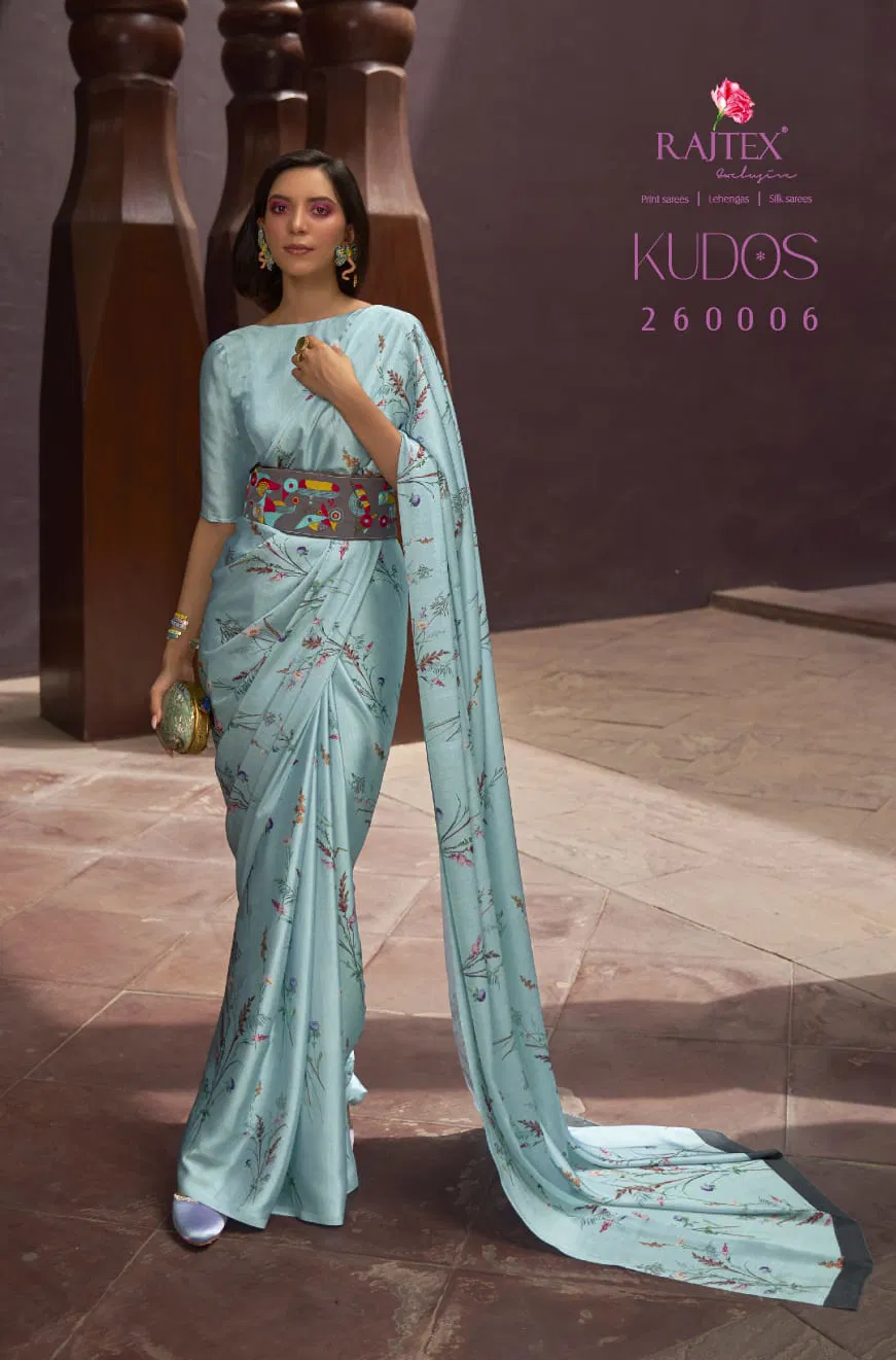 Stylish Rajtex Kudos Digital Print Saree Collection Wholesale 2026