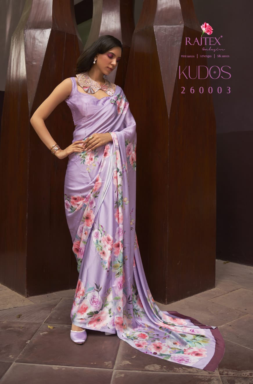 Stylish Rajtex Kudos Digital Print Saree Collection Wholesale 2026