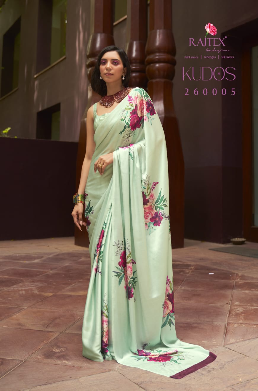 Stylish Rajtex Kudos Digital Print Saree Collection Wholesale 2026