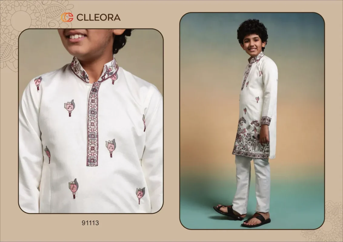Beautiful Clleora Ethnic Crown Viscose Silk Thread Work Kurta And Pant Collection Wholesale 2026