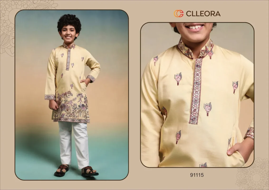 Beautiful Clleora Ethnic Crown Viscose Silk Thread Work Kurta And Pant Collection Wholesale 2026
