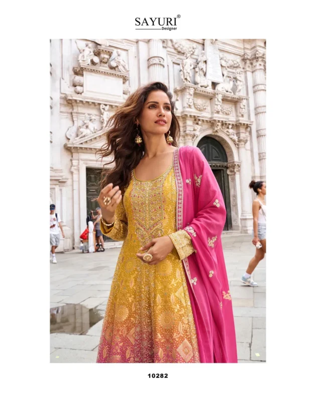 Buy Sayuri Sugandh Viscose Silk With Embroidered Work Top Bottom And Dupatta Collection Wholesale 2026 2 Buy Sayuri Sugandh Viscose Silk With Embroidered Work Top Bottom And Dupatta Collection Wholesale 2026