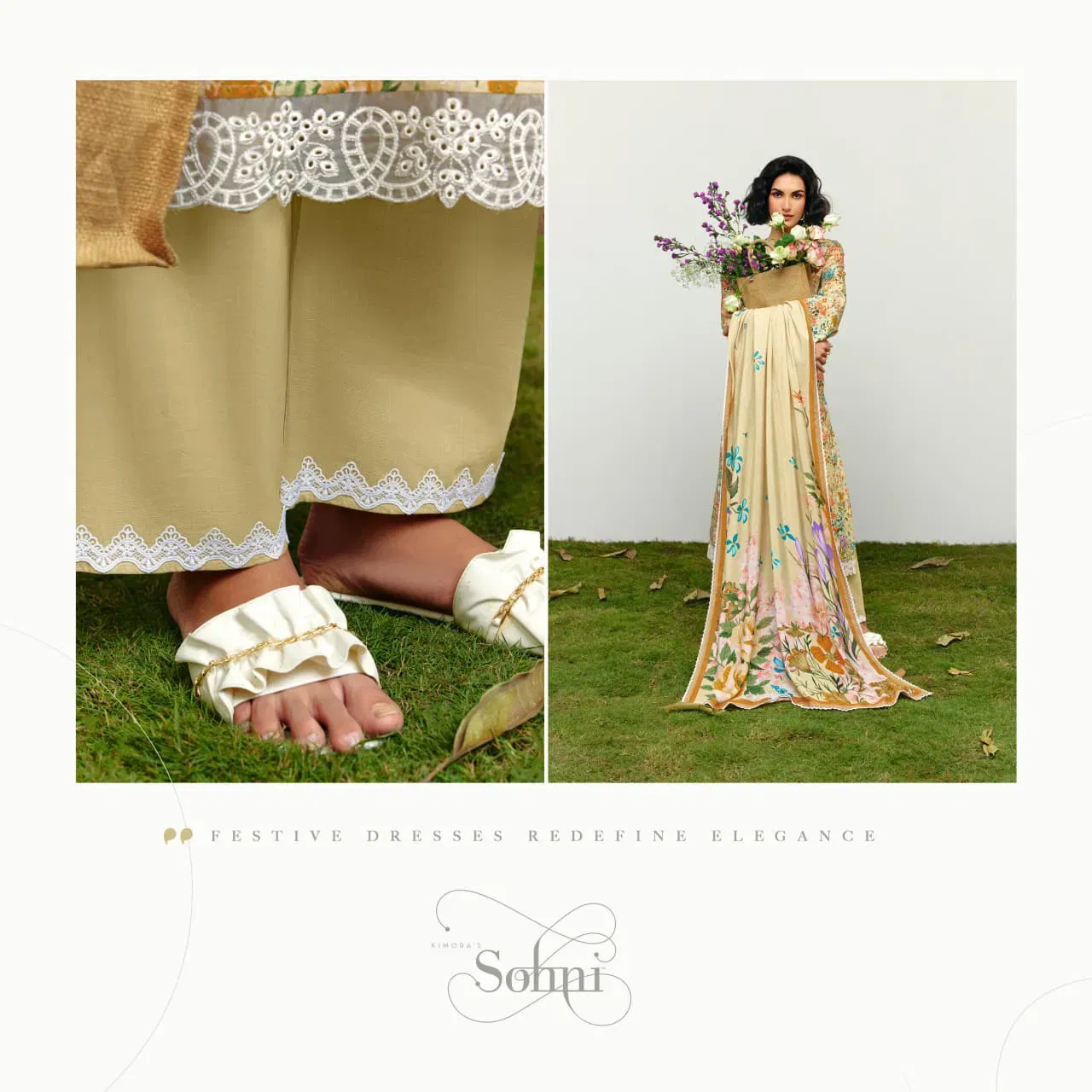 Beautiful Kimora Sohni Mehraab Lawn Cotton Digital Print With Work Salwar Kameez Collection Wholesale 2026