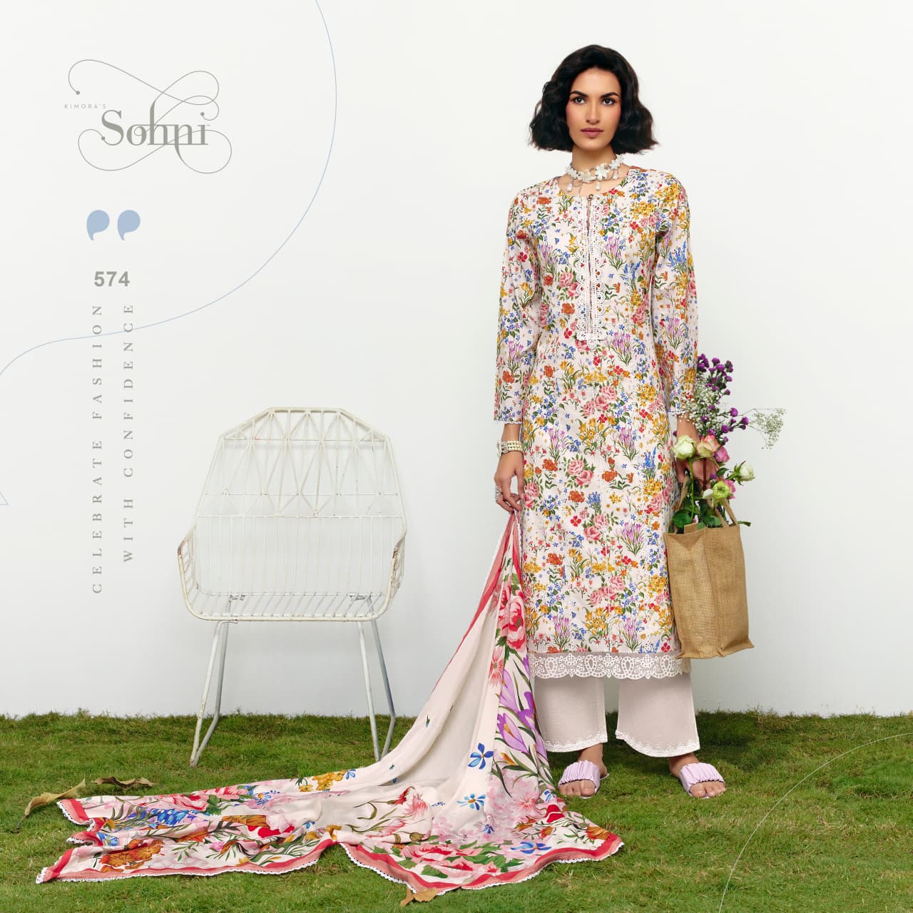Beautiful Kimora Sohni Mehraab Lawn Cotton Digital Print With Work Salwar Kameez Collection Wholesale 2026