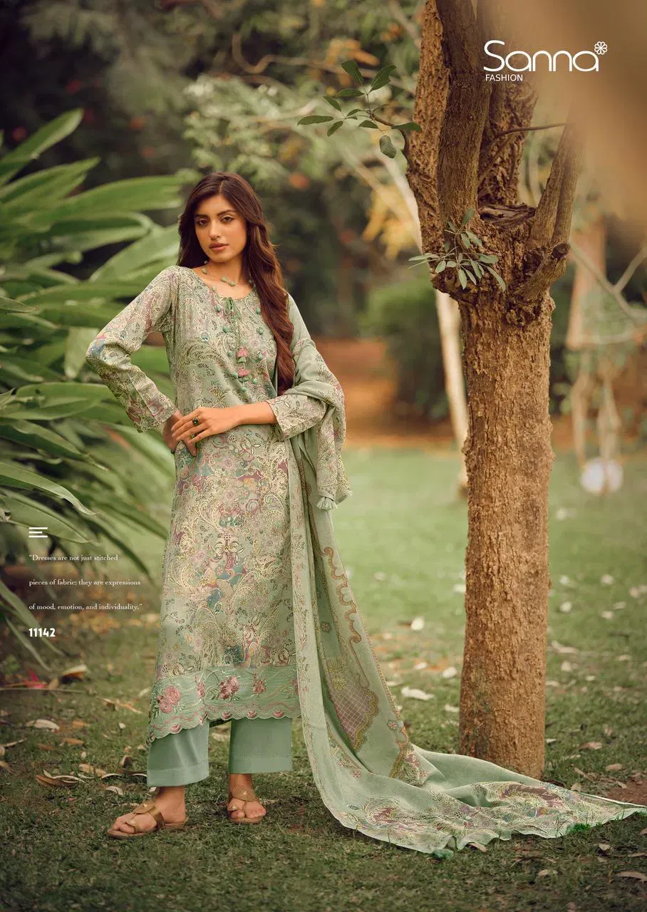 Latest Sanna Queen Pink Jam Cotton Digital Print Embroidery Work Salwar Kameez Collection Wholesale 2026