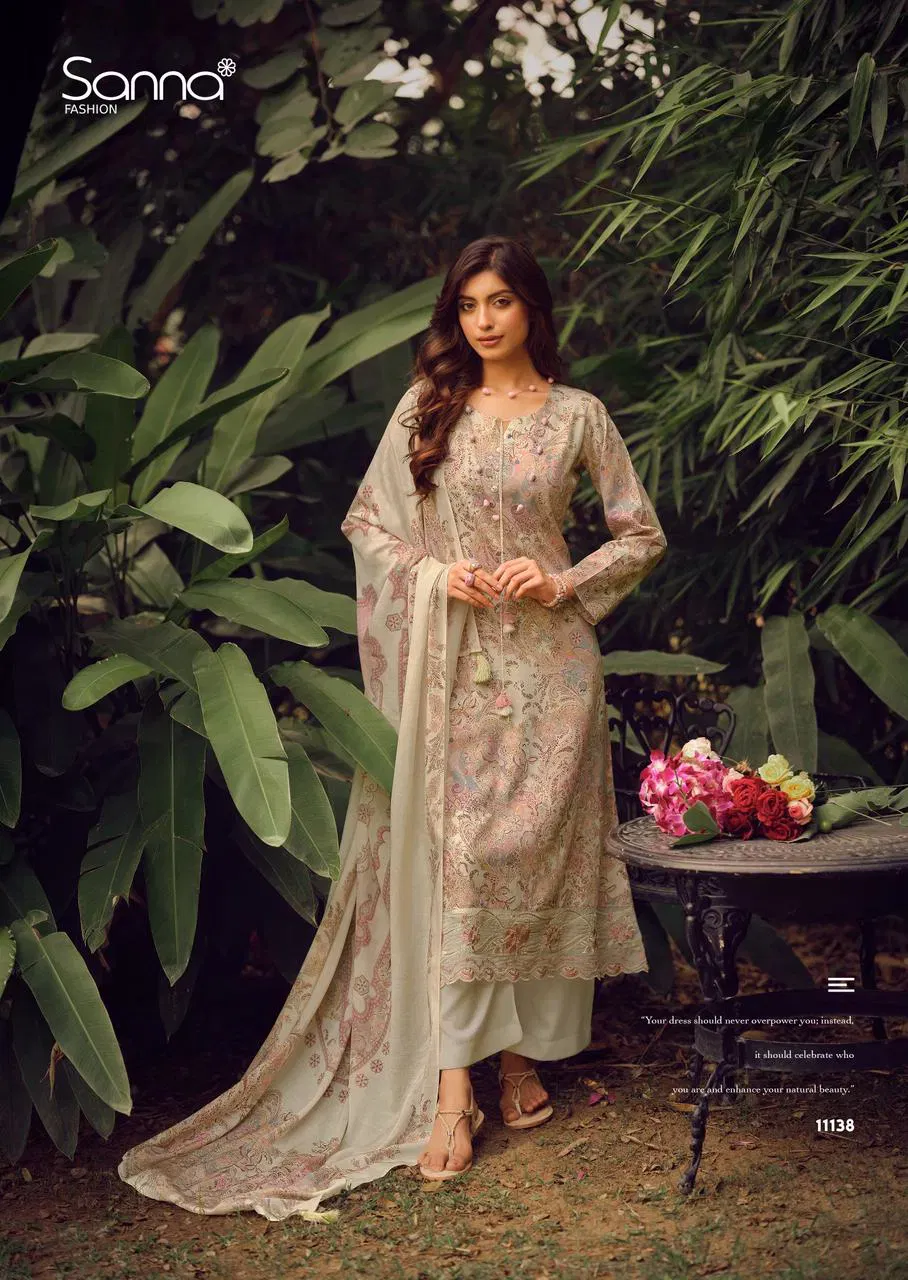 Latest Sanna Queen Pink Jam Cotton Digital Print Embroidery Work Salwar Kameez Collection Wholesale 2026