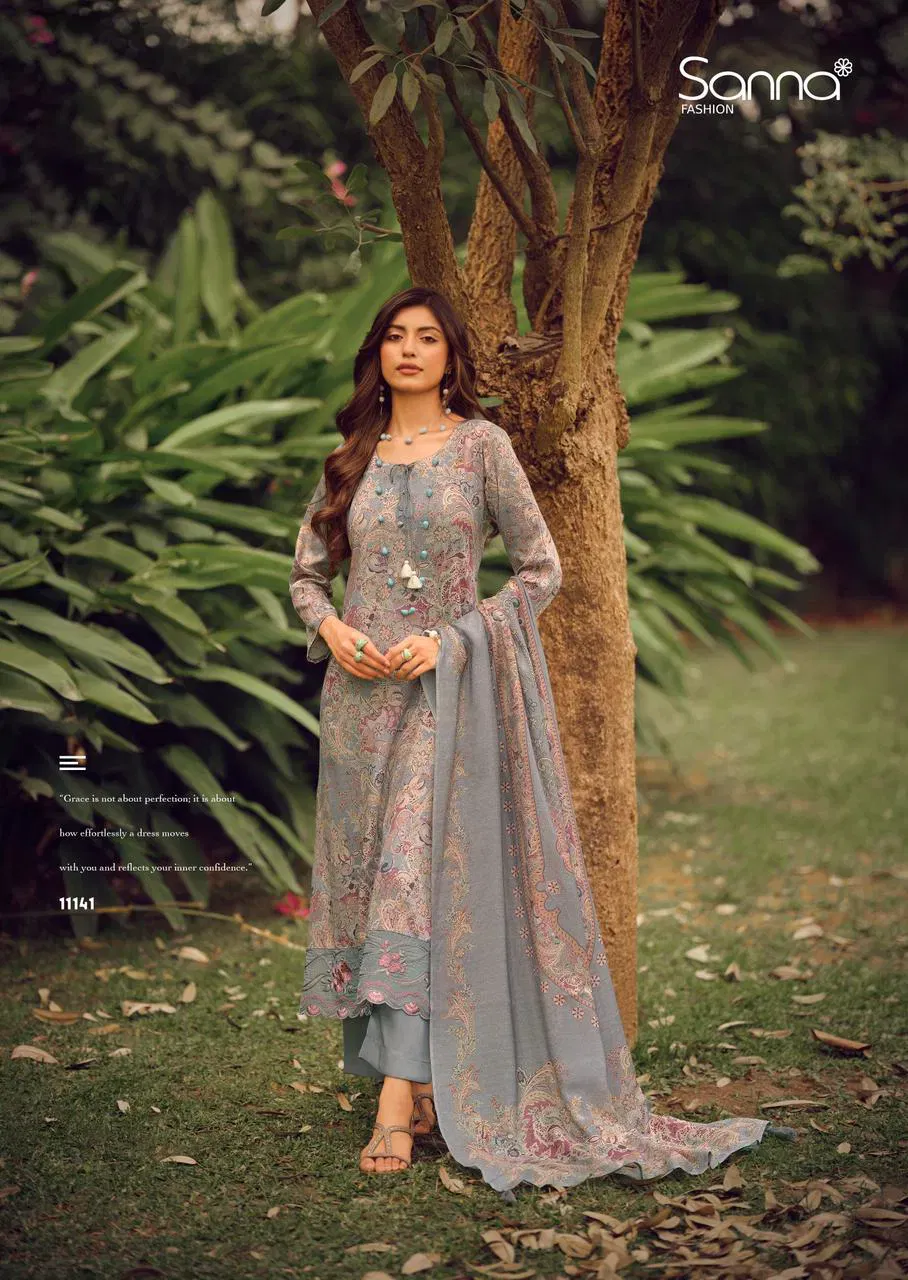 Latest Sanna Queen Pink Jam Cotton Digital Print Embroidery Work Salwar Kameez Collection Wholesale 2026