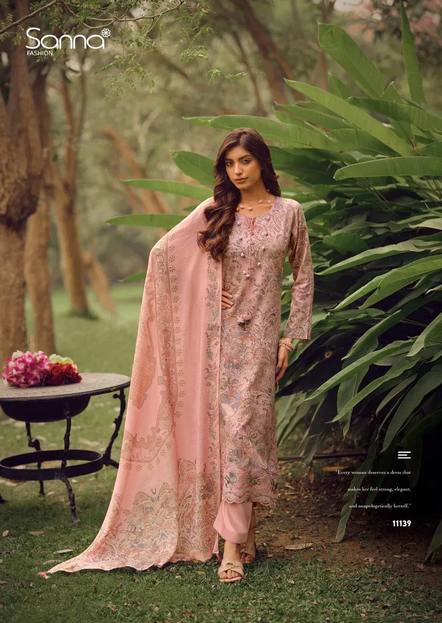Latest Sanna Queen Pink Jam Cotton Digital Print Embroidery Work Salwar Kameez Collection Wholesale 2026