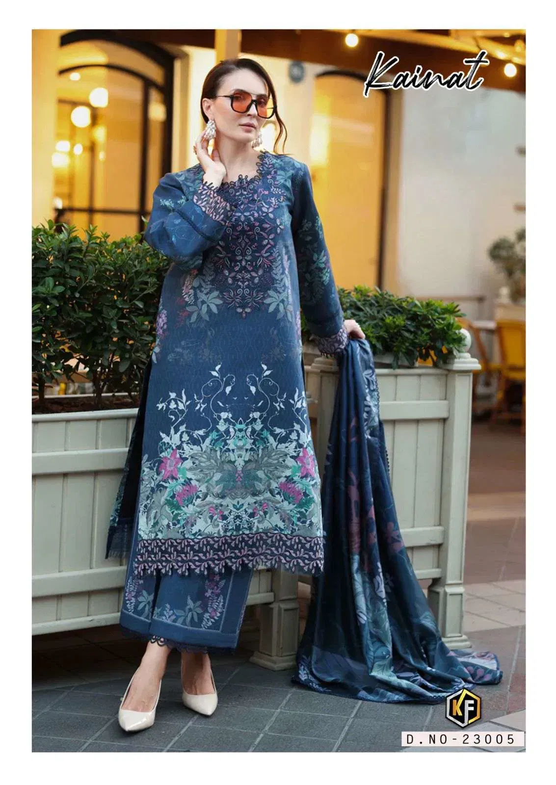Latest Keval Kainat Vol 23 Cotton Karachi Readymade Kurti Pant And Dupatta Collection Wholesale 2026