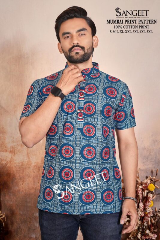 Stylish Sangeet Mumbai Print Pattern Vol 2 Cotton Casual Wear Shirt Collection Wholesale 2026