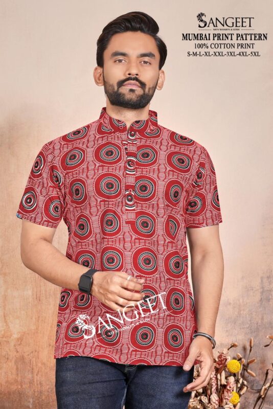 Stylish Sangeet Mumbai Print Pattern Vol 2 Cotton Casual Wear Shirt Collection Wholesale 2026