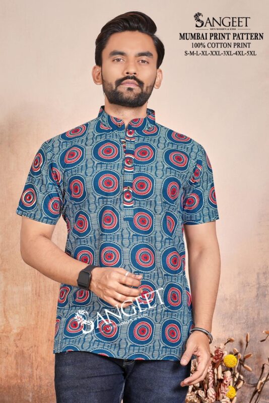 Stylish Sangeet Mumbai Print Pattern Vol 2 Cotton Casual Wear Shirt Collection Wholesale 2026