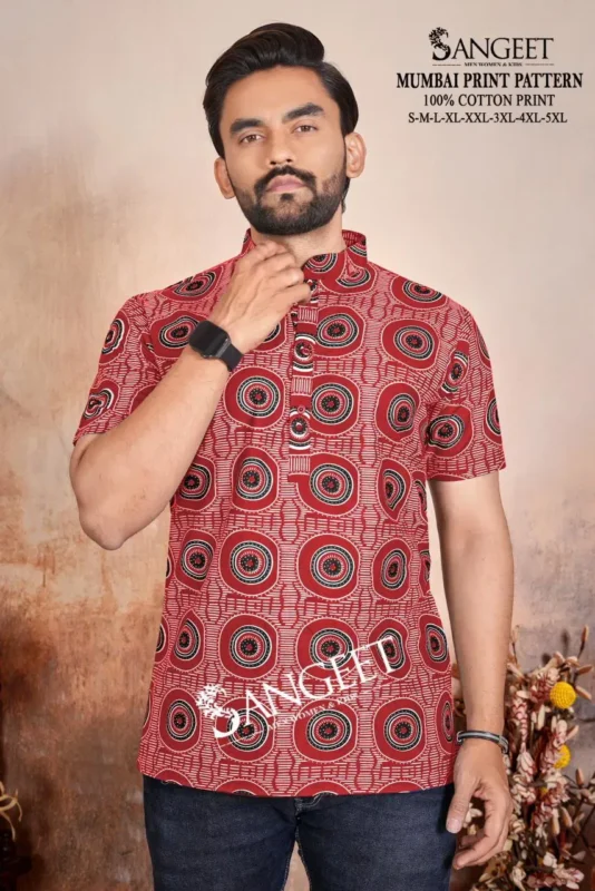Stylish Sangeet Mumbai Print Pattern Vol 2 Cotton Casual Wear Shirt Collection Wholesale 2026