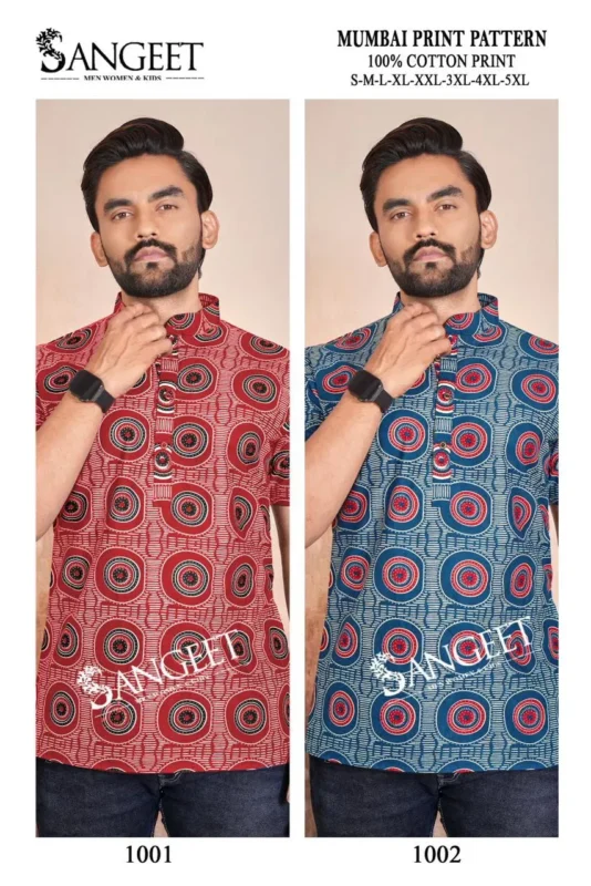 Stylish Sangeet Mumbai Print Pattern Vol 2 Cotton Casual Wear Shirt Collection Wholesale 2026