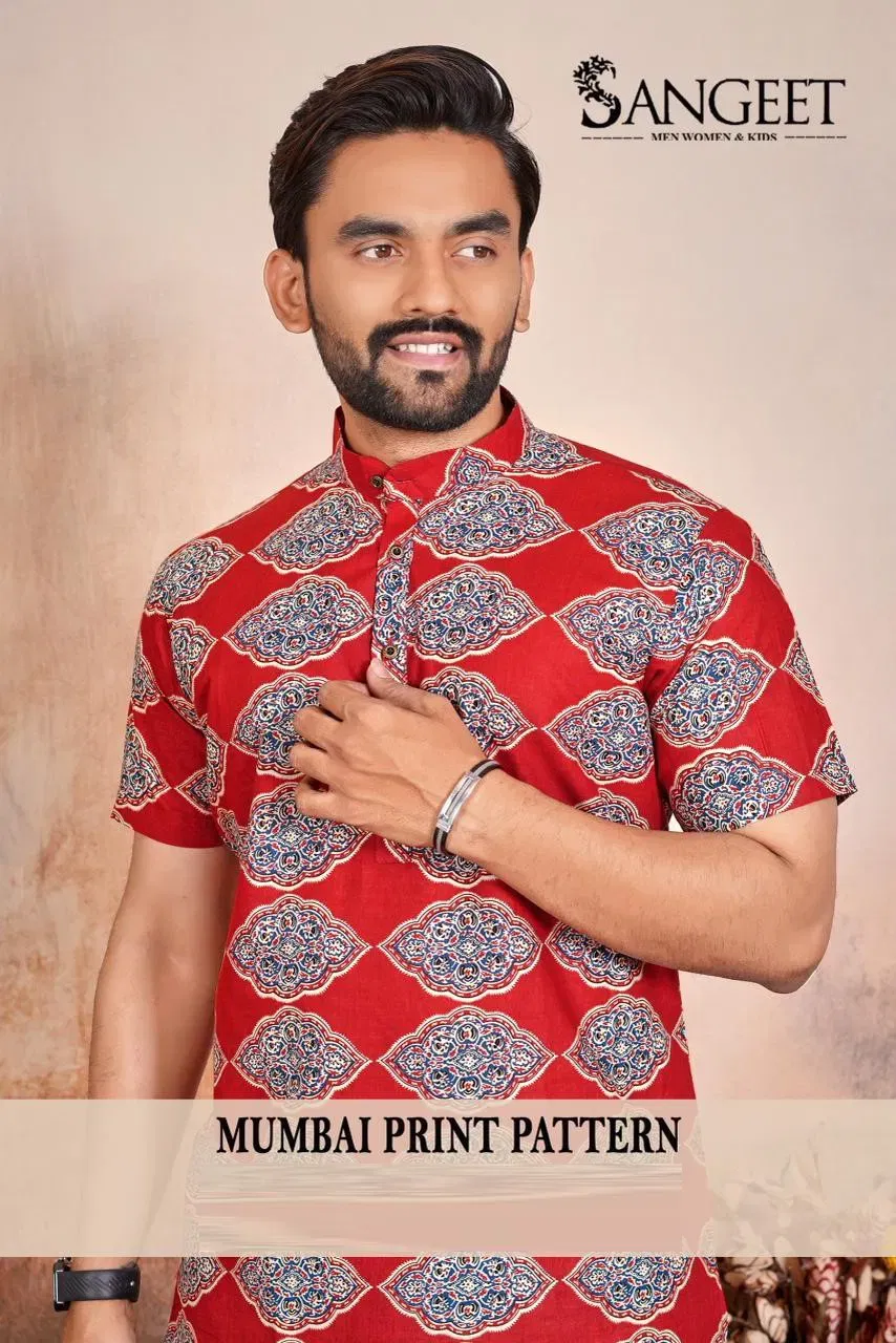 Sangeet Mumbai Print Pattern Vol 3 Cotton Casual Wear Shirt Collection Wholesale