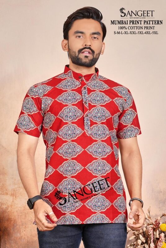 Latest Sangeet Mumbai Print Pattern Vol 3 Cotton Casual Wear Shirt Collection Wholesale 2026 4 Latest Sangeet Mumbai Print Pattern Vol 3 Cotton Casual Wear Shirt Collection Wholesale 2026