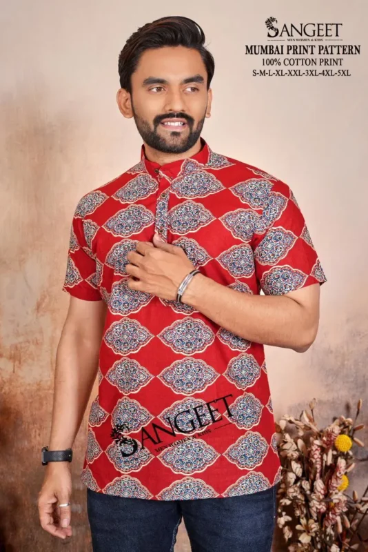 Latest Sangeet Mumbai Print Pattern Vol 3 Cotton Casual Wear Shirt Collection Wholesale 2026 5 Latest Sangeet Mumbai Print Pattern Vol 3 Cotton Casual Wear Shirt Collection Wholesale 2026