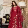 Dzilmil 01 Muslin With Embroidery Work Kurti Pant And Dupatta Collection Wholesale