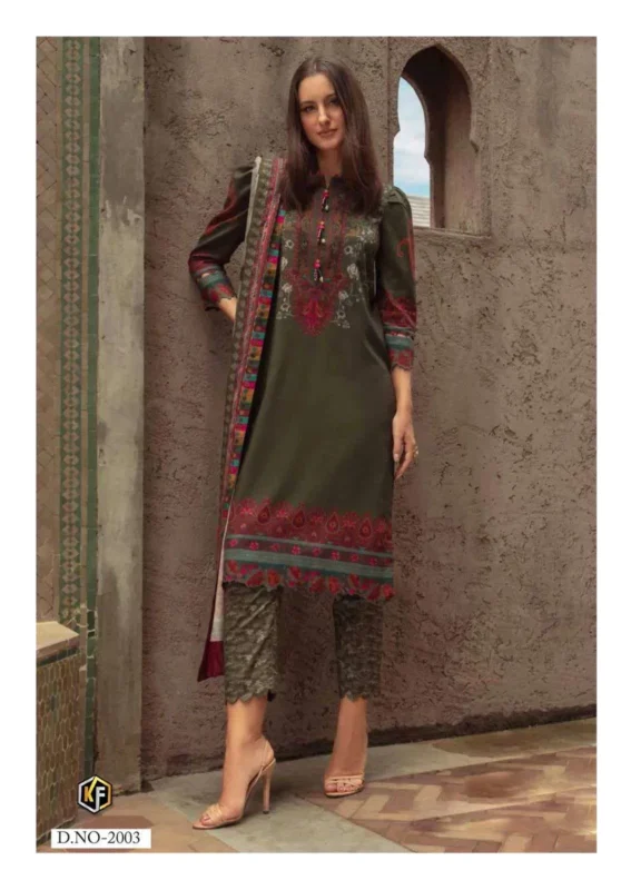 Buy Keval Elaya Vol 2 Cottom Pakistani Karachi Kurti Pant With Dupatta Collection Wholesale 2026