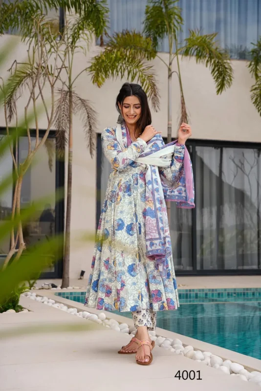 Launching Vyoma Vol 4 Muslin Digital Printed Top Bottom And Dupatta Festival Wear Collection Wholesale 2026