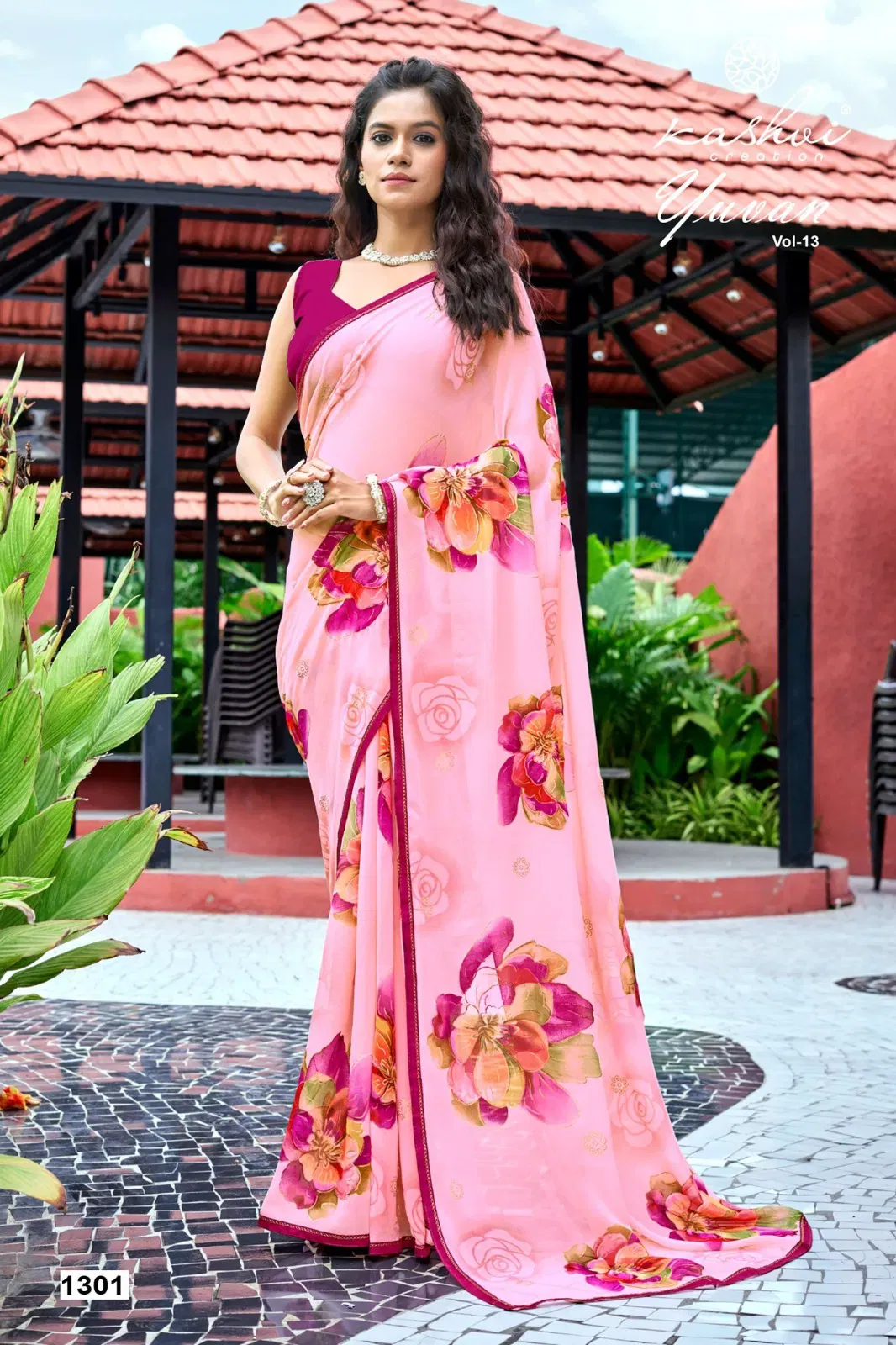 Stylish Kashvi Yuvan Vol 13 Georgette Casual Wear Saree Collection Wholesale 2026