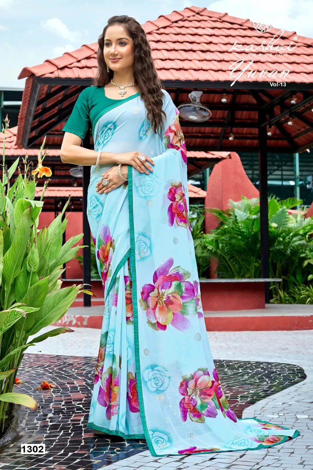 Stylish Kashvi Yuvan Vol 13 Georgette Casual Wear Saree Collection Wholesale 2026