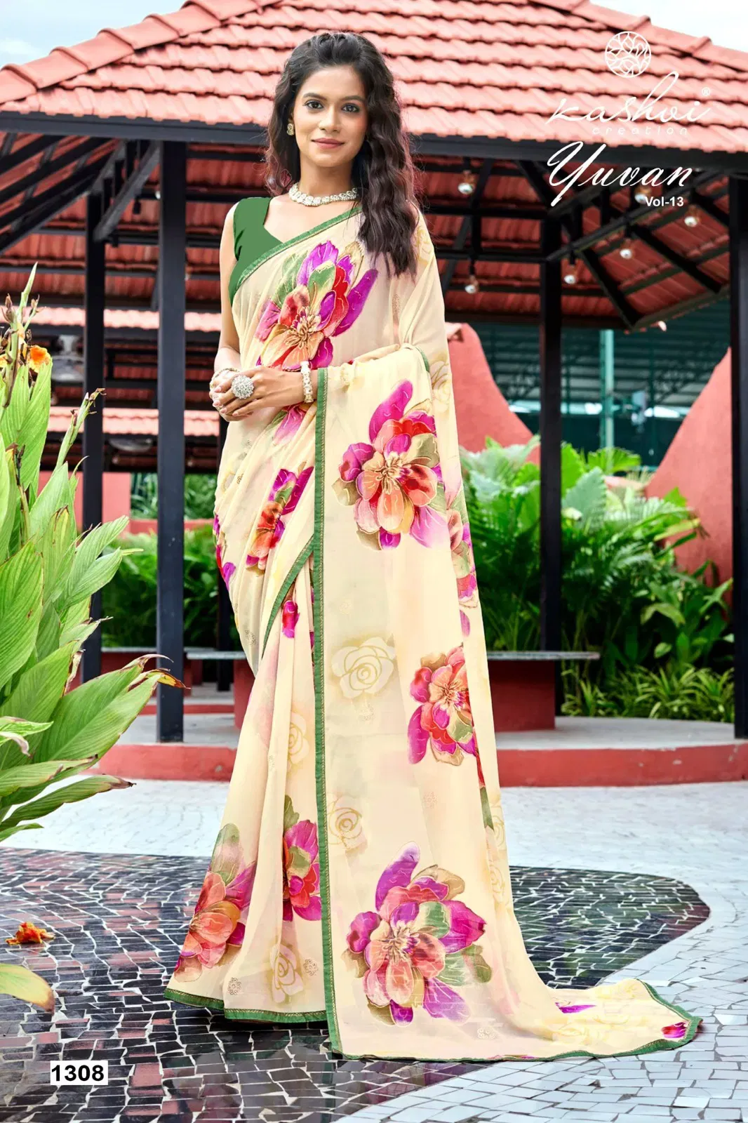 Stylish Kashvi Yuvan Vol 13 Georgette Casual Wear Saree Collection Wholesale 2026
