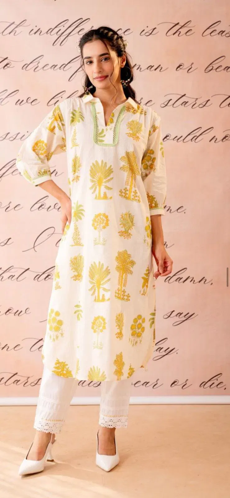 Stylish Naisha K 648 Cotton With Work Casual Wear Kurti Collection Wholesale 2026