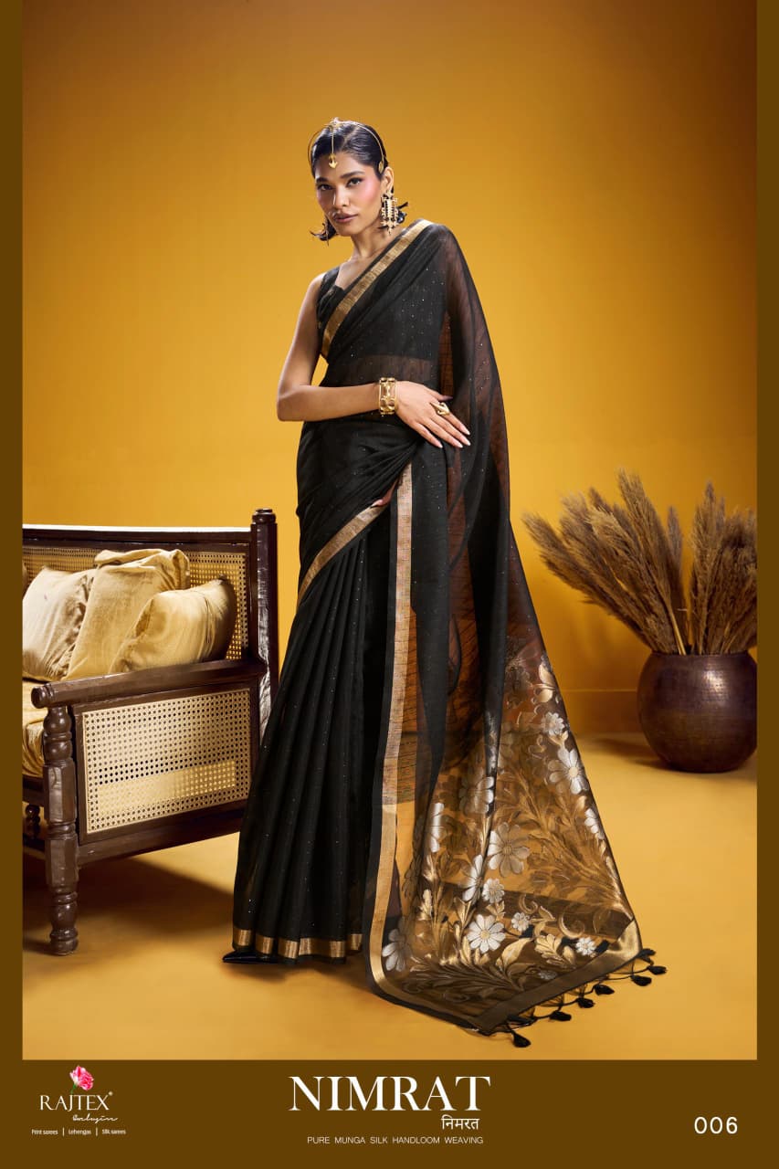 Beautiful Rajtex Nimrat Munga SIlk Saree Collection Wholesale 2026