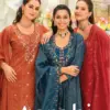 Zaveri Aarohi Simar With Embroidery Work Top Bottom And Dupatta Collection Wholesale