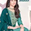 Vishnu Arunika Vichitra Silk With Work Dress Material Collection Wholesale