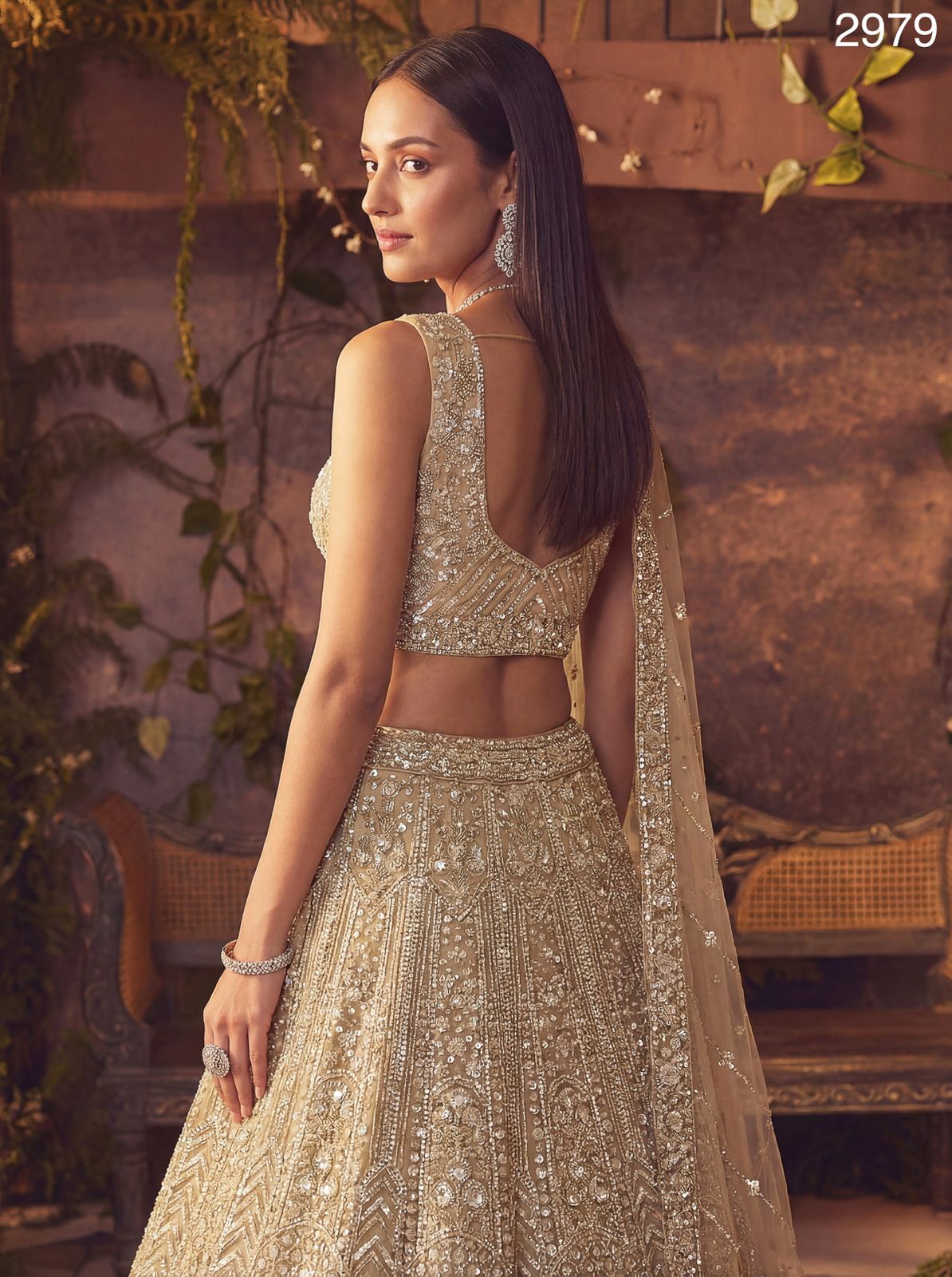 Latest Anjani 2979 Stunning Sober Golden Party Wear Lehenga Choli Collection Wholesale 2026