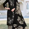 Jt All Black Vol 37 Rayon Sequence Embroidery Work Dress Material Wholesale