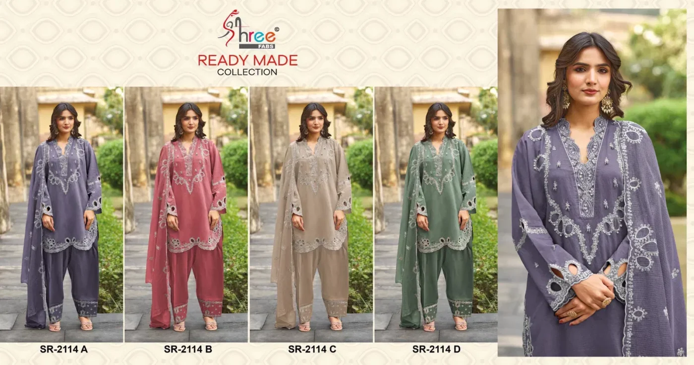 Beautiful Shree Sr 2114 A To D Gadhwal Viscose With Khatli Work Salwar Kameez Wholesale 2026