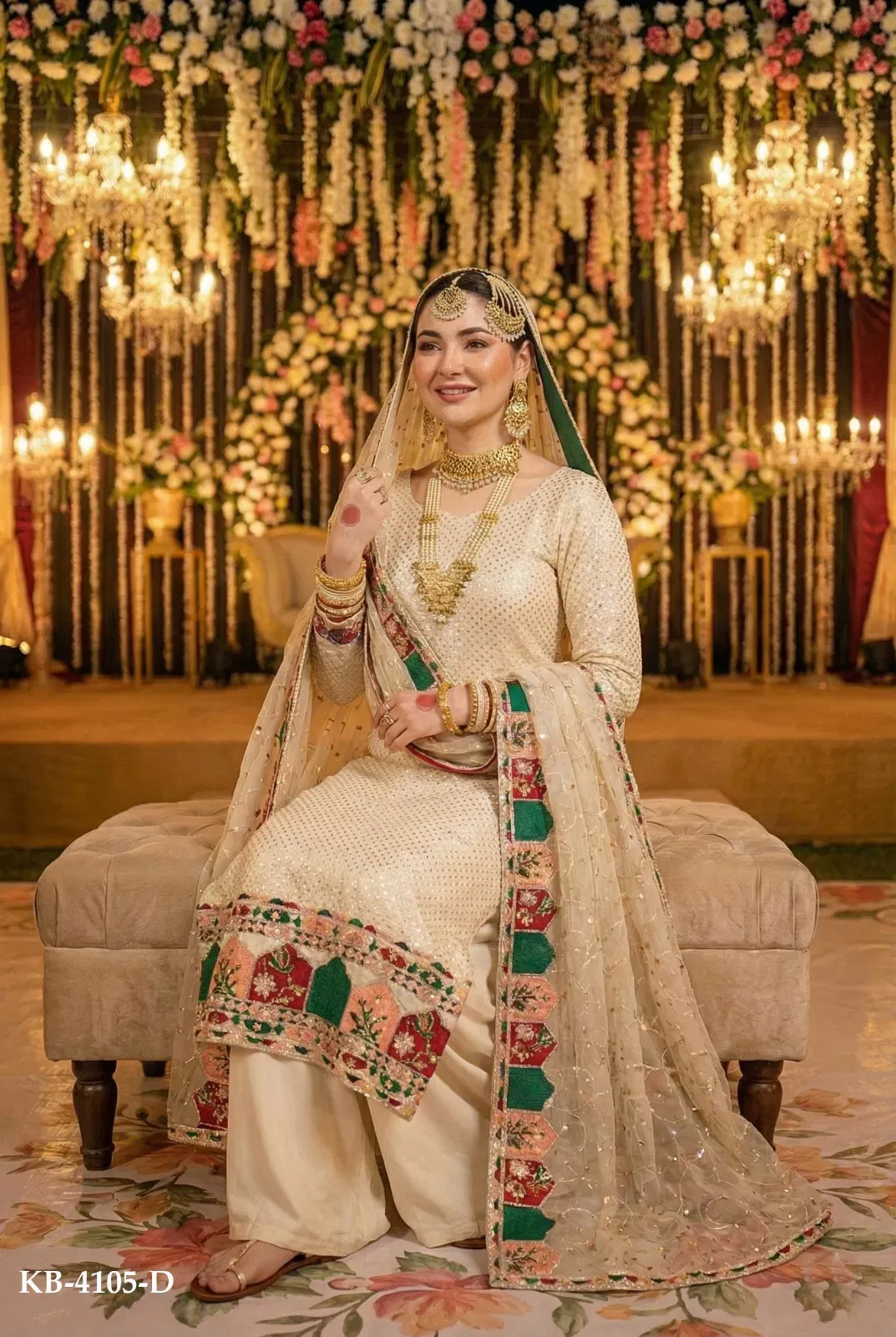 Latest Kb 4105 Super Hit Faux Georgette Eid Special Collection Wholesale 2026