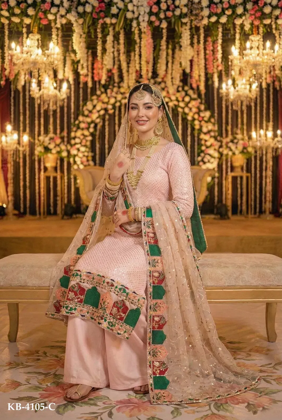 Latest Kb 4105 Super Hit Faux Georgette Eid Special Collection Wholesale 2026