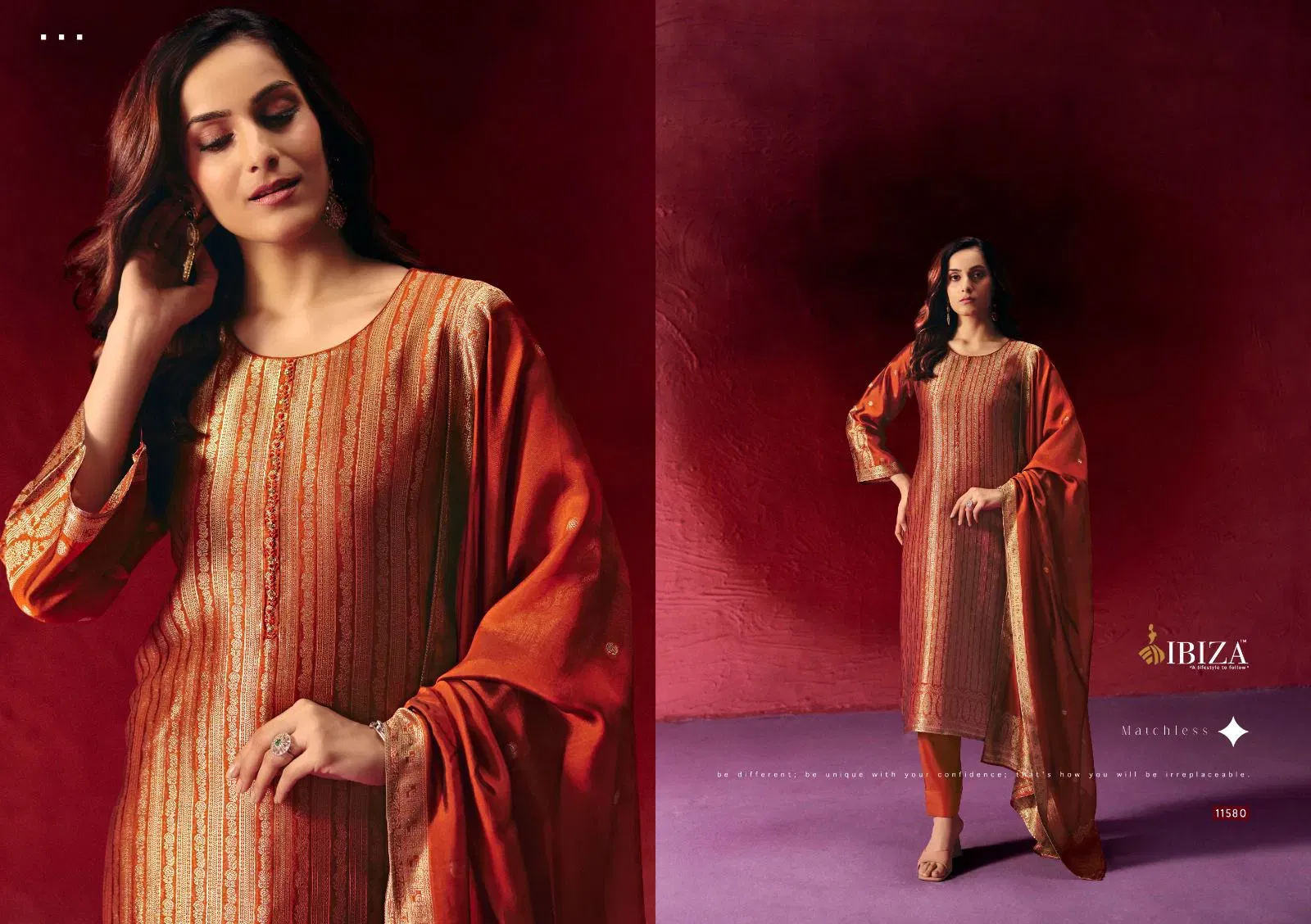 Buy Ibiza Zeya Banglory Silk Jacquard With Work Salwar Kameez Wholesale 2026