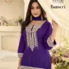 Sayuri Bansuri Georgette With Embroidered Work Top Bottom And Dupatta Wholesale
