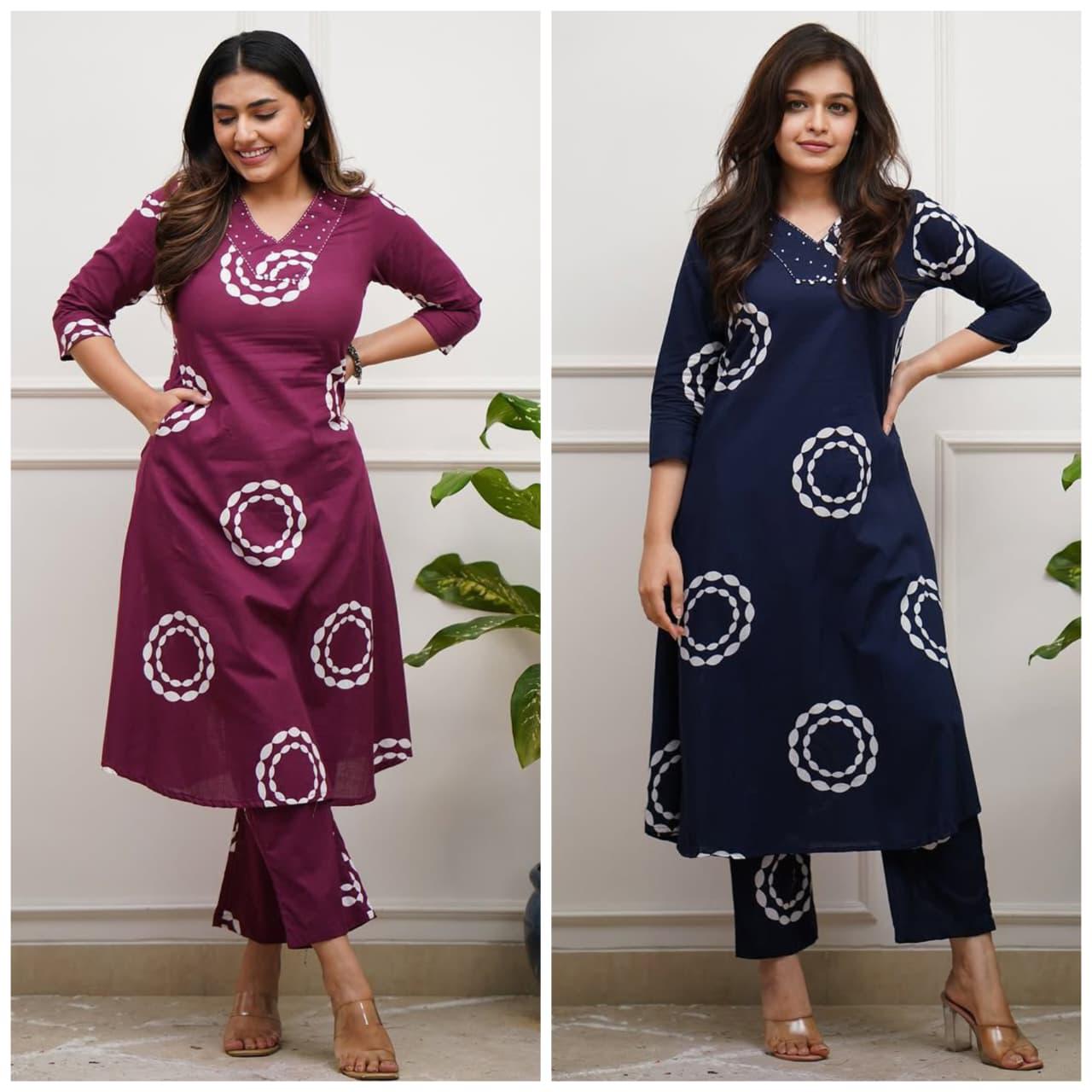 Launching NCO 6 Cotton Printed Kurti With Bottom Wholesale 2026