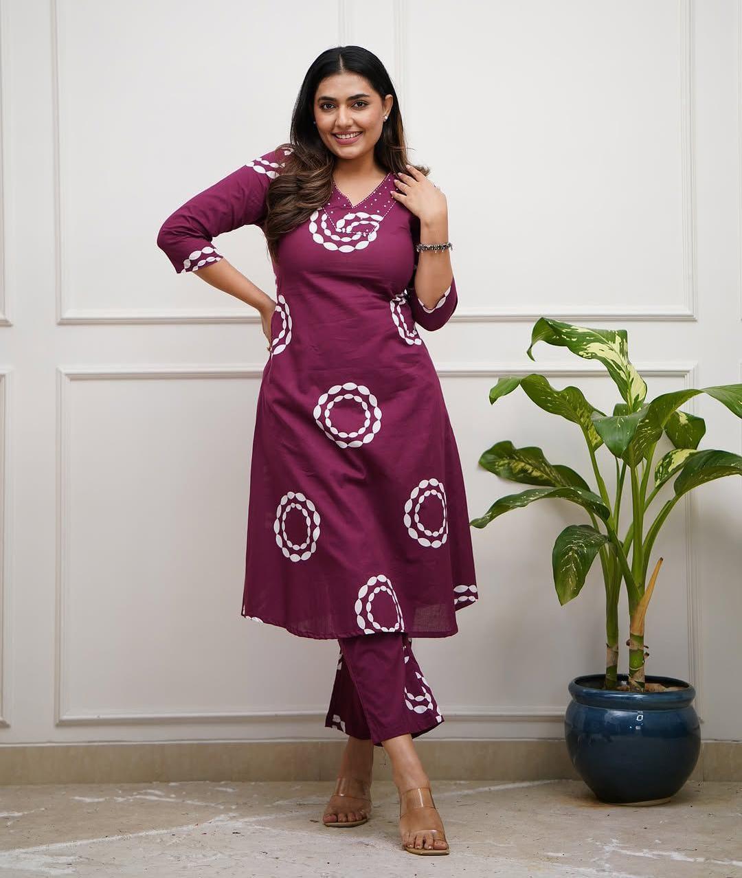 Launching NCO 6 Cotton Printed Kurti With Bottom Wholesale 2026