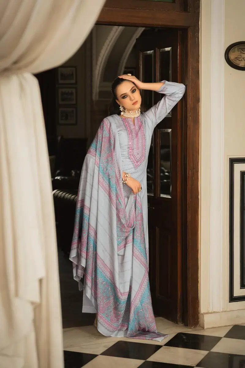 Stylish Prm Leora Jam Silk Digital Print With Handwork Salwar Kameez Wholesale 2026