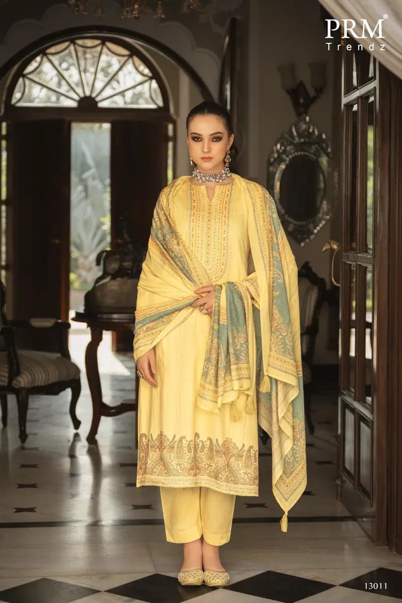 Stylish Prm Leora Jam Silk Digital Print With Handwork Salwar Kameez Wholesale 2026