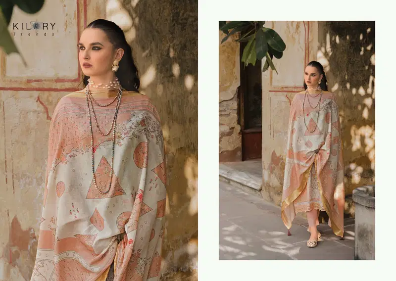 Stylish Kilory Mehfilen Lawn Cotton Digital Print With Embroidery Salwar Kameez Wholesale 2026