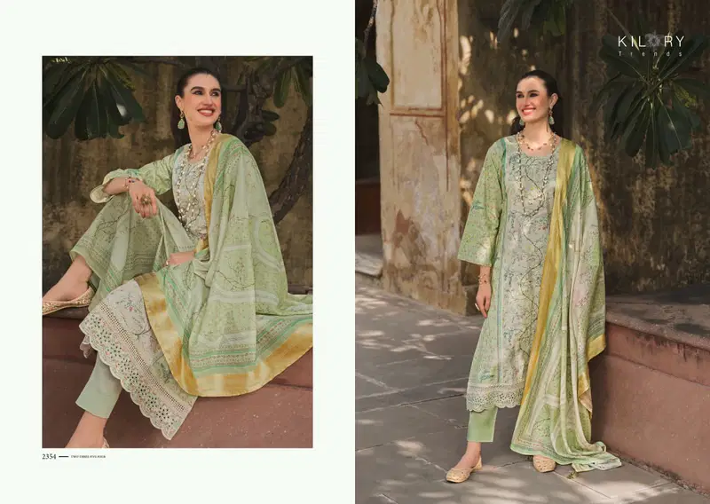 Stylish Kilory Mehfilen Lawn Cotton Digital Print With Embroidery Salwar Kameez Wholesale 2026