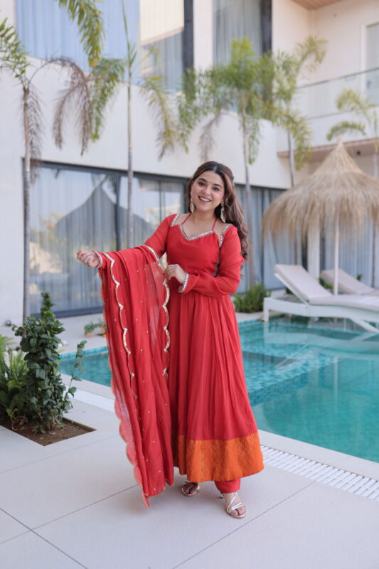 Beautiful Lekha KA 1237 Mal Chanderi MIrror Lace Work Kurti Bottom With Dupatta Wholesale 2026