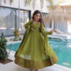 Lekha KA 1237 Mal Chanderi MIrror Lace Work Kurti Bottom With Dupatta Wholesale
