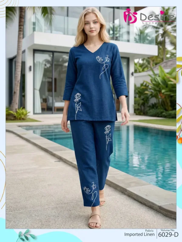 Stylish Desire Premium Series 2 Imported Linen Top With Bottom Collection Wholesale 2026