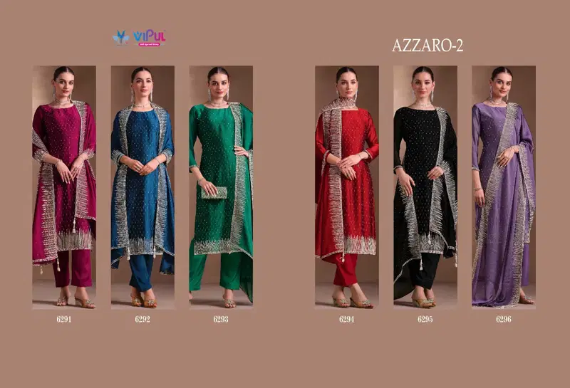 Beautiful Vipul Azzaro Vol 2 Georgette Swarovski Work Salwar Kameez Wholesale 2026