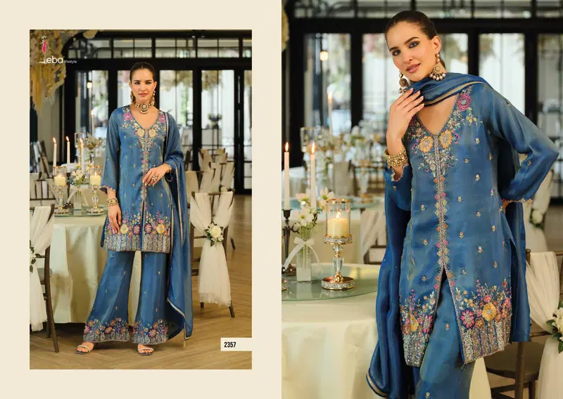 Buy Eba Sanvi 2355 Simar With Beats Work Designer Top Bottom And Dupatta Wholesale 2026