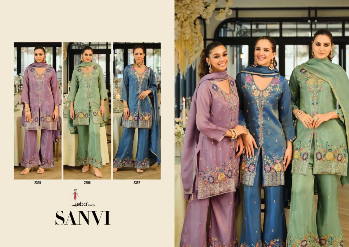 Buy Eba Sanvi 2355 Simar With Beats Work Designer Top Bottom And Dupatta Wholesale 2026